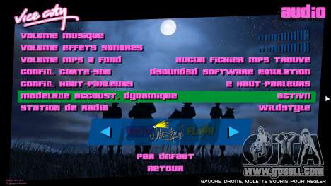 Red Dead Redemption 2 Menu 3 for GTA Vice City