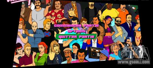 Vice City Art Menu for GTA Vice City