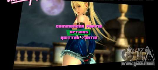 Marie Rose Menu 2 for GTA Vice City