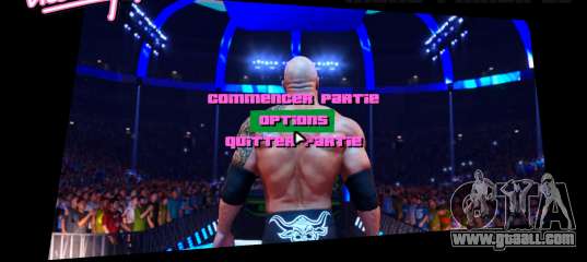 The Rock WWE2k22 Menu for GTA Vice City