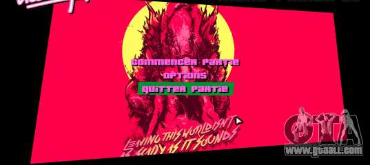 Hotline Miami Menu HD v7 for GTA Vice City