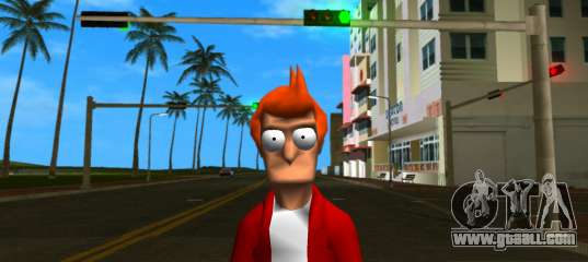 Fry from Futurama for GTA Vice City