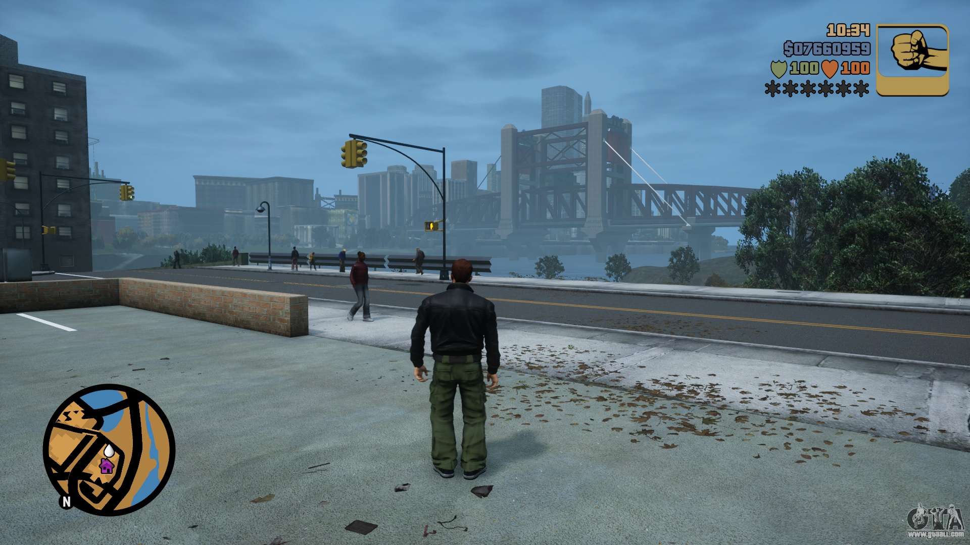 GTA 3 - Definitive Edition HD Satellite Map For GTA3 Mod 