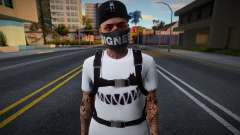White Gang Skin v3 for GTA San Andreas