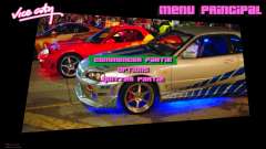 Menu Fast and Furious 2 for GTA Vice City