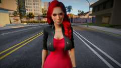 DOA Mila - Jacket Dress Red for GTA San Andreas