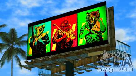 Hotline Miami Billboard for GTA Vice City