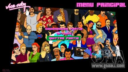 Vice City Art Menu for GTA Vice City