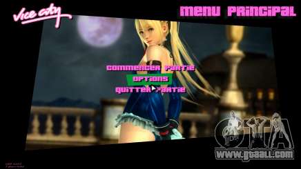 Marie Rose Menu 2 for GTA Vice City