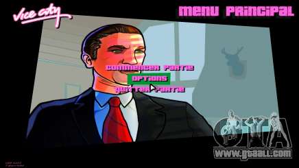 Menu Toreno from GTA San Andreas for GTA Vice City