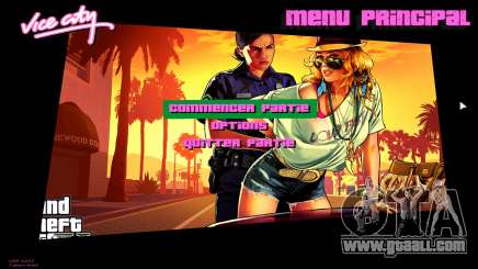 Art from GTA V Menu for GTA Vice City