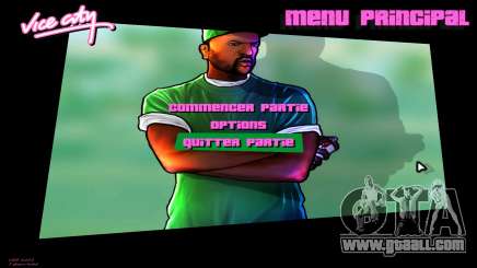 Sweet Menu from GTA San Andreas for GTA Vice City