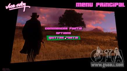 Red Dead Redemption 2 Menu 4 for GTA Vice City