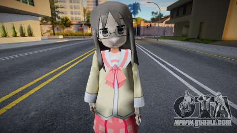 Mai Minakami from Nichijou (Low-poly version) for GTA San Andreas