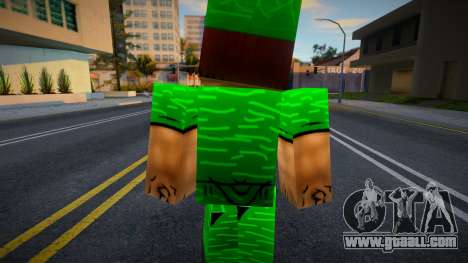 Minecraft Skin HD v15 for GTA San Andreas