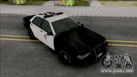 Vapid Stanier Police Cruiser (LED Lights) for GTA San Andreas