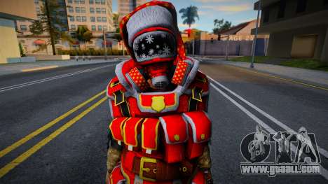 War Face New year Skin v3 for GTA San Andreas