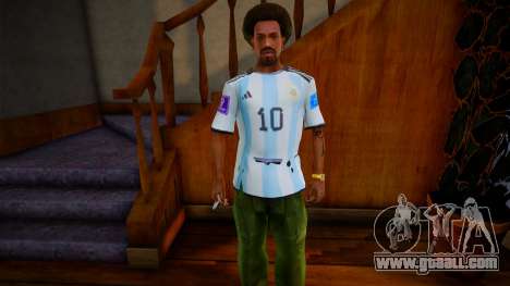 Jersey Local Argentina Messi 2022 for GTA San Andreas