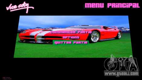 Dodge Viper for GTA Vice City