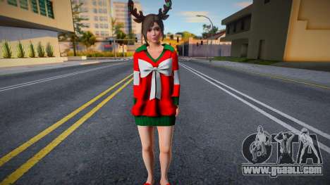 DOAXFC Sayuri - FC Christmas Present Sweater Dre for GTA San Andreas
