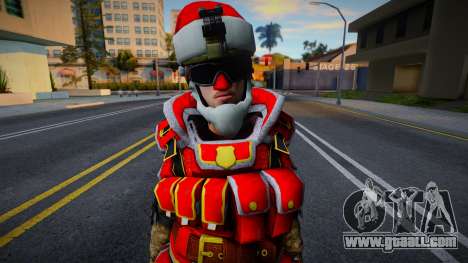 War Face New year Skin v7 for GTA San Andreas