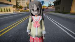 Mai Minakami from Nichijou (Low-poly version) for GTA San Andreas