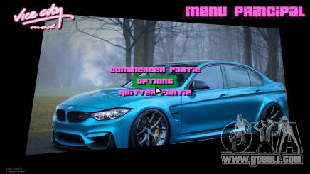 BMW Menu 1 for GTA Vice City