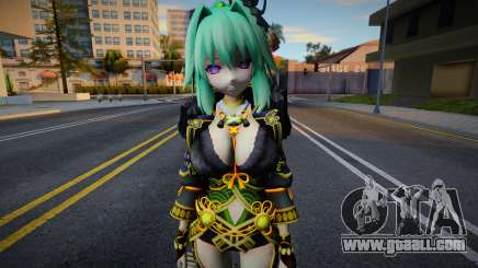 Green Heart Neptunia x Senran Kagura Ninja Wars for GTA San Andreas