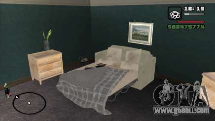 Sofa bed for GTA San Andreas