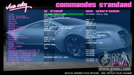 Audi Interface for GTA Vice City