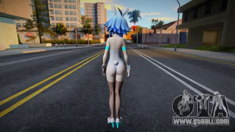 White Heart Bunny Outfit for GTA San Andreas