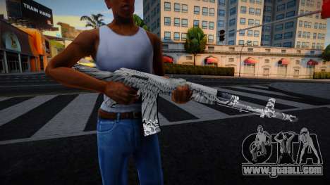 Gun Black Angel - AK47 for GTA San Andreas