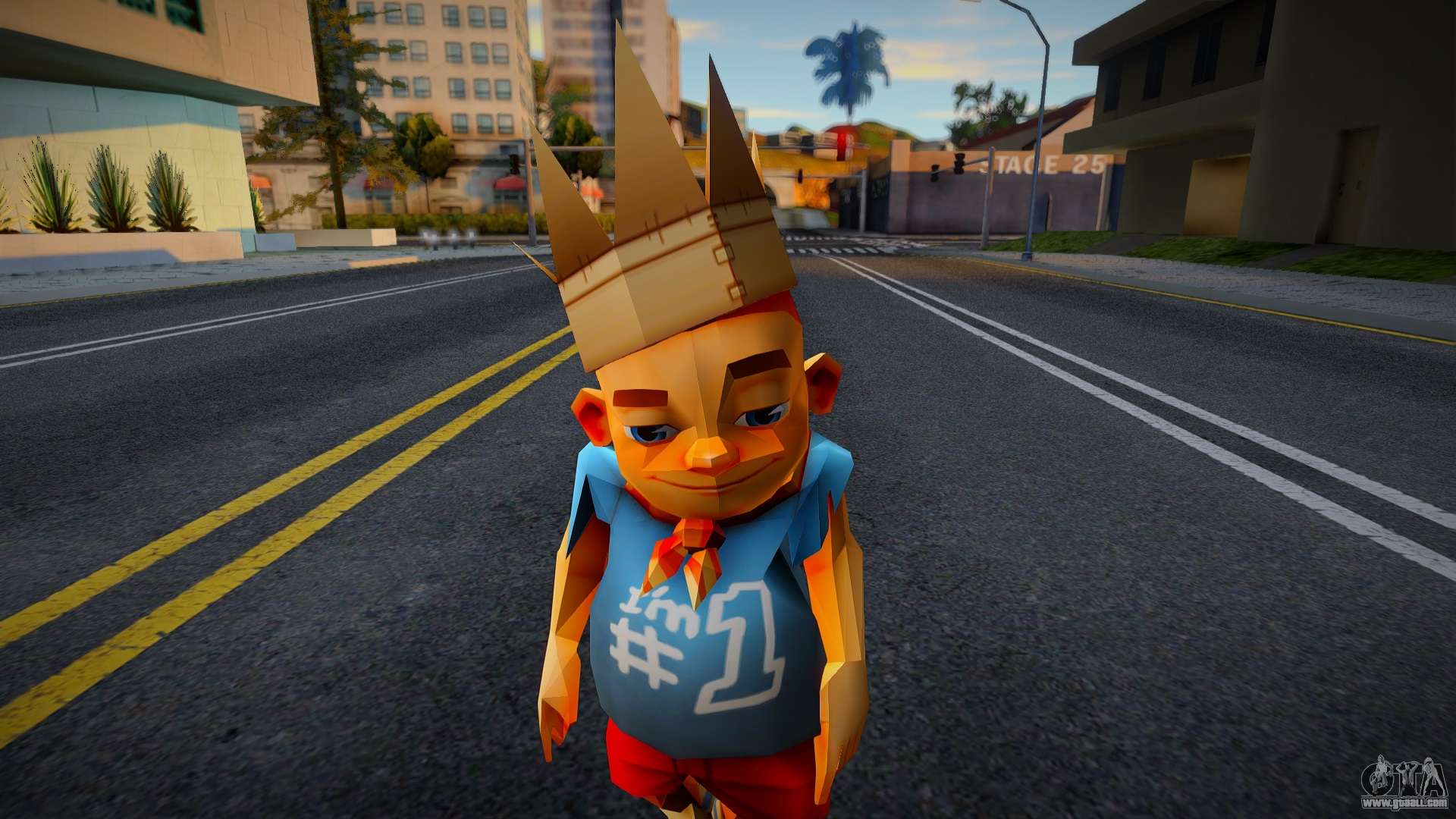 Character from Subway Surfers (Android) for GTA San Andreas