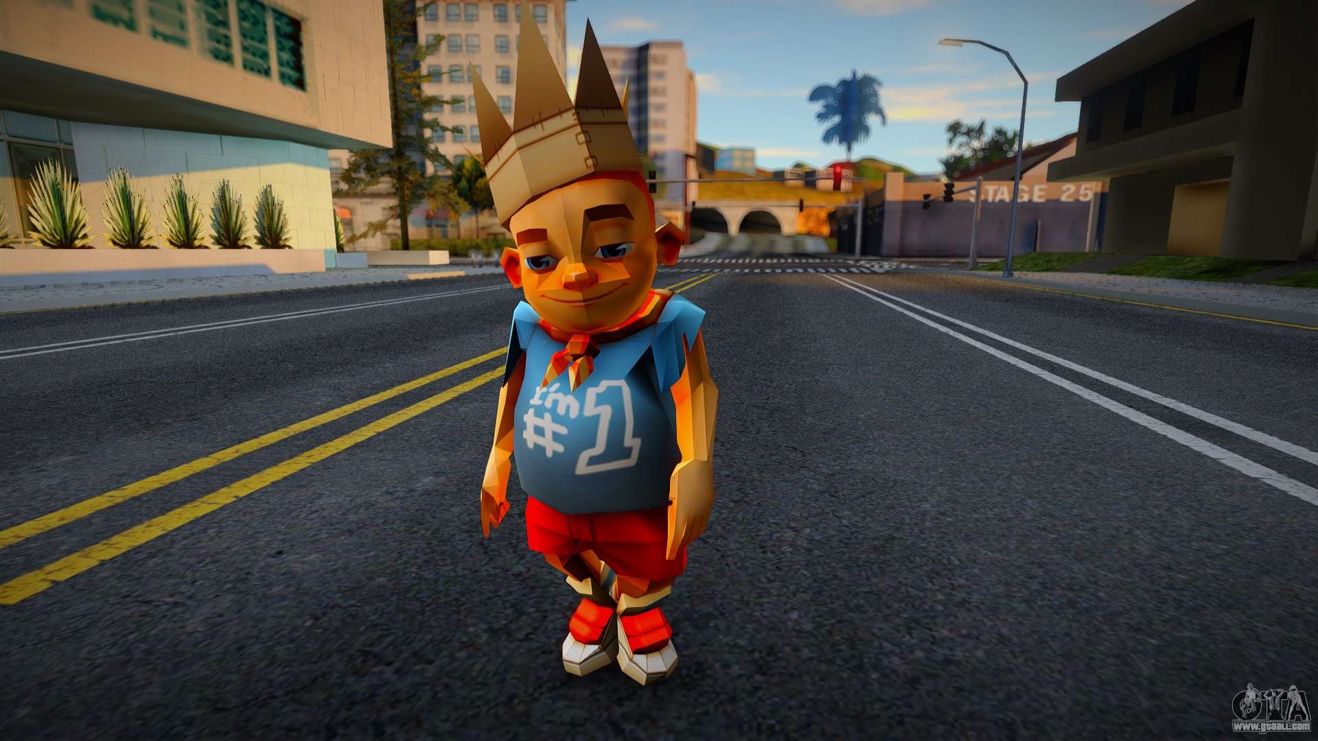 Download Subway Surfers/San Andreas Edition for GTA San Andreas