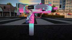 Gun Neon Racer - Uzi for GTA San Andreas