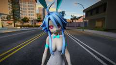 White Heart Bunny Outfit