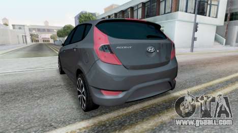 Hyundai Accent 5-door (RB) 2015 for GTA San Andreas