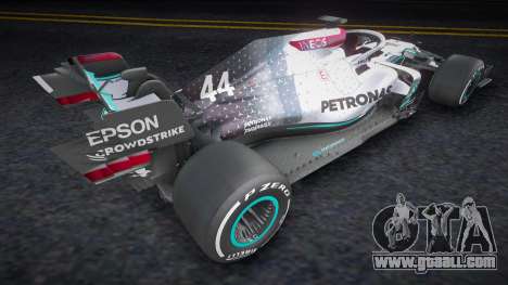 Mercedes-AMG F1 W11 EQ Performance [Silver] for GTA San Andreas