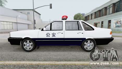 Volkswagen Santana Shanghai Police for GTA San Andreas