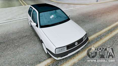 Volkswagen Golf 3D exterior for GTA San Andreas