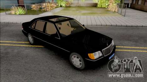 Mercedes-Benz W140 S600 (W221 Instrument Panel) for GTA San Andreas