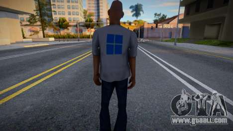 Old man Windows 11 T-shirt for GTA San Andreas