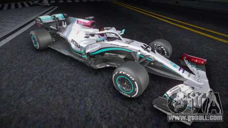 Mercedes-AMG F1 W11 EQ Performance [Silver] for GTA San Andreas