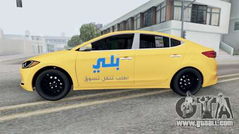 Hyundai Elentra 2017 Taxi Baghdad for GTA San Andreas