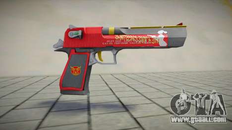 Red-Yellow Deagle for GTA San Andreas