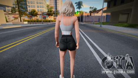 Girl in short shorts for GTA San Andreas