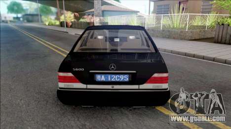 Mercedes-Benz W140 S600 (W221 Instrument Panel) for GTA San Andreas