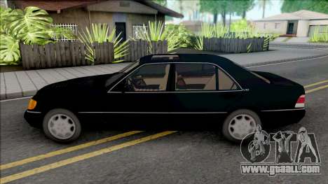 Mercedes-Benz W140 S600 (W221 Instrument Panel) for GTA San Andreas