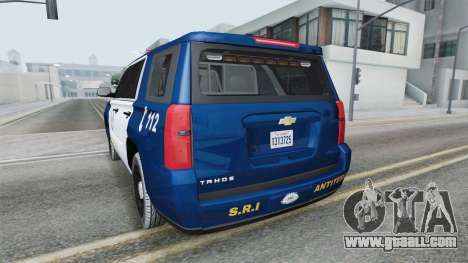 Chevrolet Tahoe Romanian Intelligence Service for GTA San Andreas