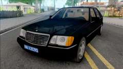 Mercedes-Benz W140 S600 (W221 Instrument Panel) for GTA San Andreas